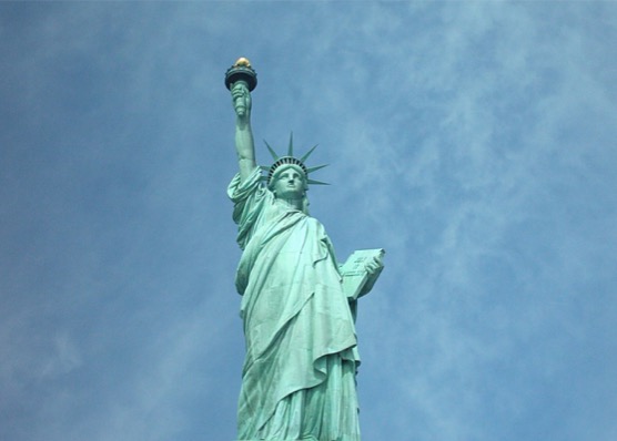 La Libertad iluminando al mundo.